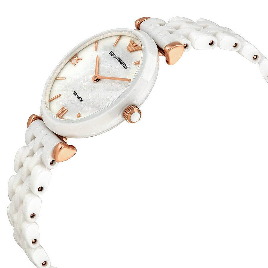 Дамски часовник Emporio Armani Ceramica Gianni T-Bar AR1486