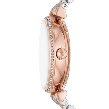 Дамски часовник Emporio Armani Meccanico Gianni T-Bar Automatic AR60049