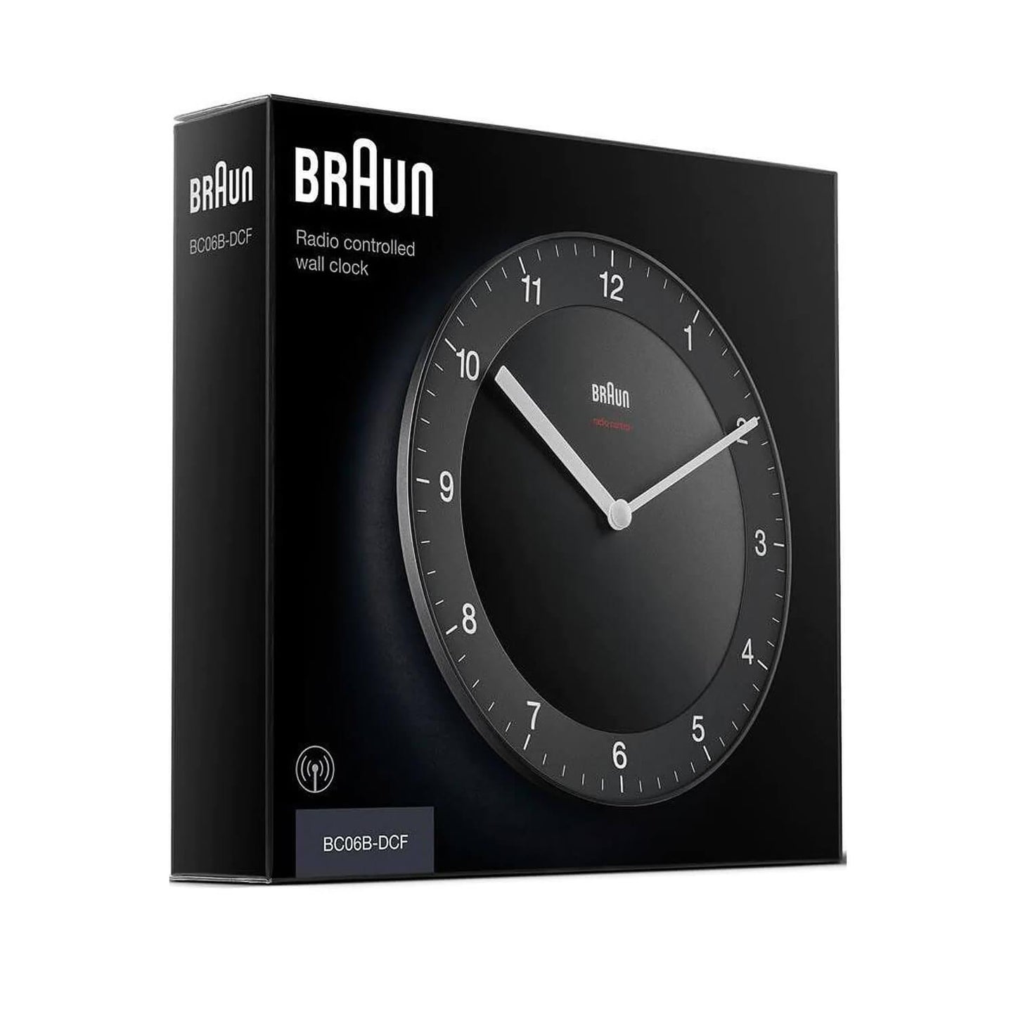 Луксозен стенен часовник Braun с радио контрол