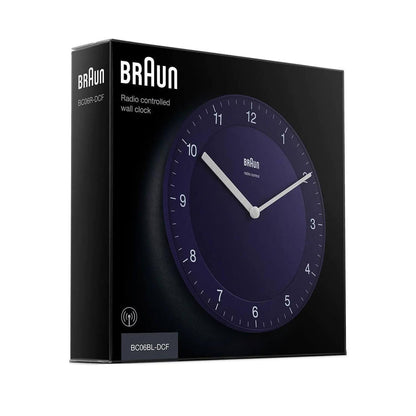 Луксозен стенен часовник Braun с радио контрол