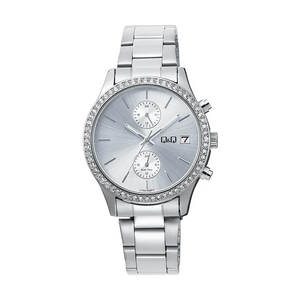 Дамски часовник Q&Q Dual-Time C70A-002PY
