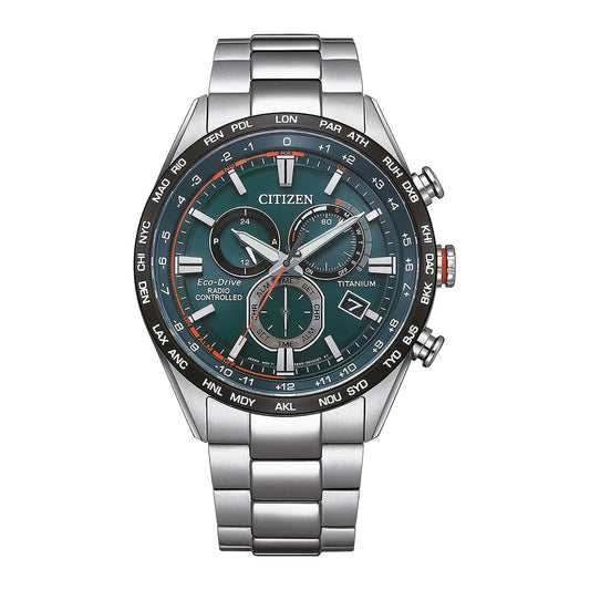 Мъжки часовник Citizen Titan Navigator Eco-Drive Chronograph CB5946-82X