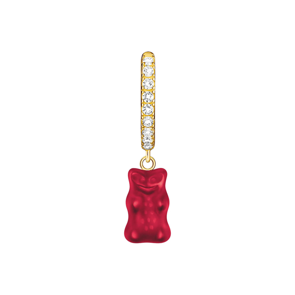 Обеца Thomas Sabo Goldbears x HARIBO Red Goldbear (единична) CR726-414-10