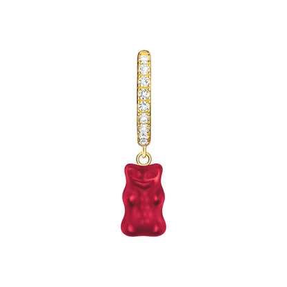 Обеца Thomas Sabo Goldbears x HARIBO Red Goldbear (единична) CR726-414-10