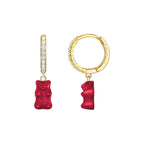 Обеца Thomas Sabo Goldbears x HARIBO Red Goldbear (единична) CR726-414-10