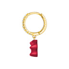 Обеца Thomas Sabo Goldbears x HARIBO Red Goldbear (единична) CR726-414-10