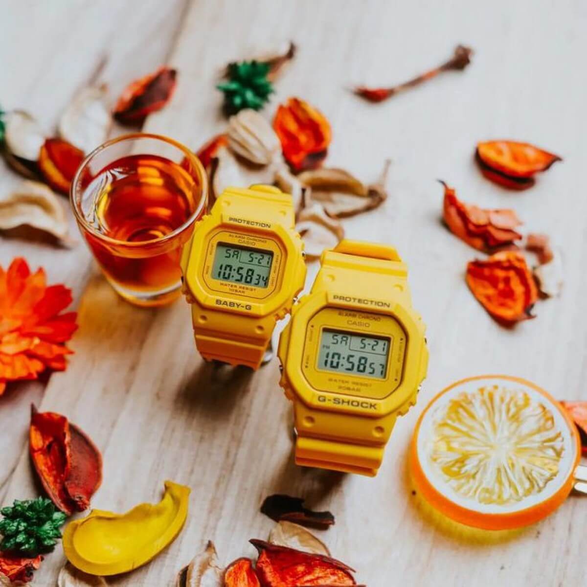 Мъжки часовник Casio G-Shock Summer Lover Honey Series Limited Edition DW-5600SLC-9ER