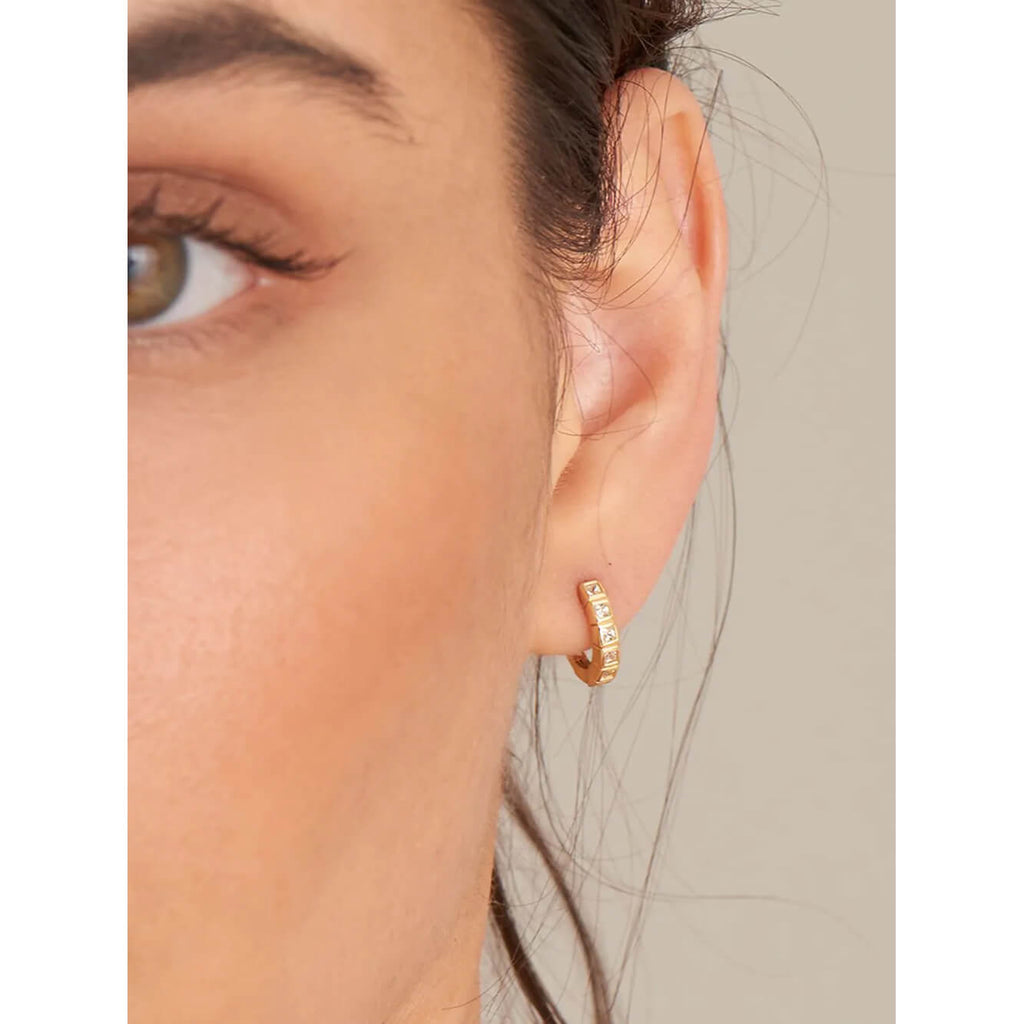 Обеци Ania Haie Creoles Glam Rock златисти E037-05G