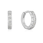 Обеци Ania Haie Creoles Glam Rock сребристи E037-05H