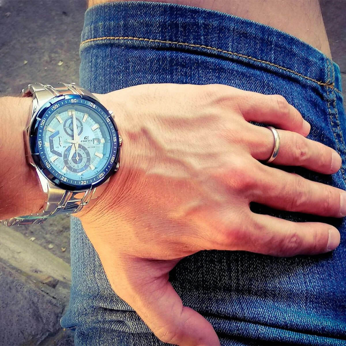 Мъжки часовник Casio Edifice Chronograph EFR-539DE-2AVUEF