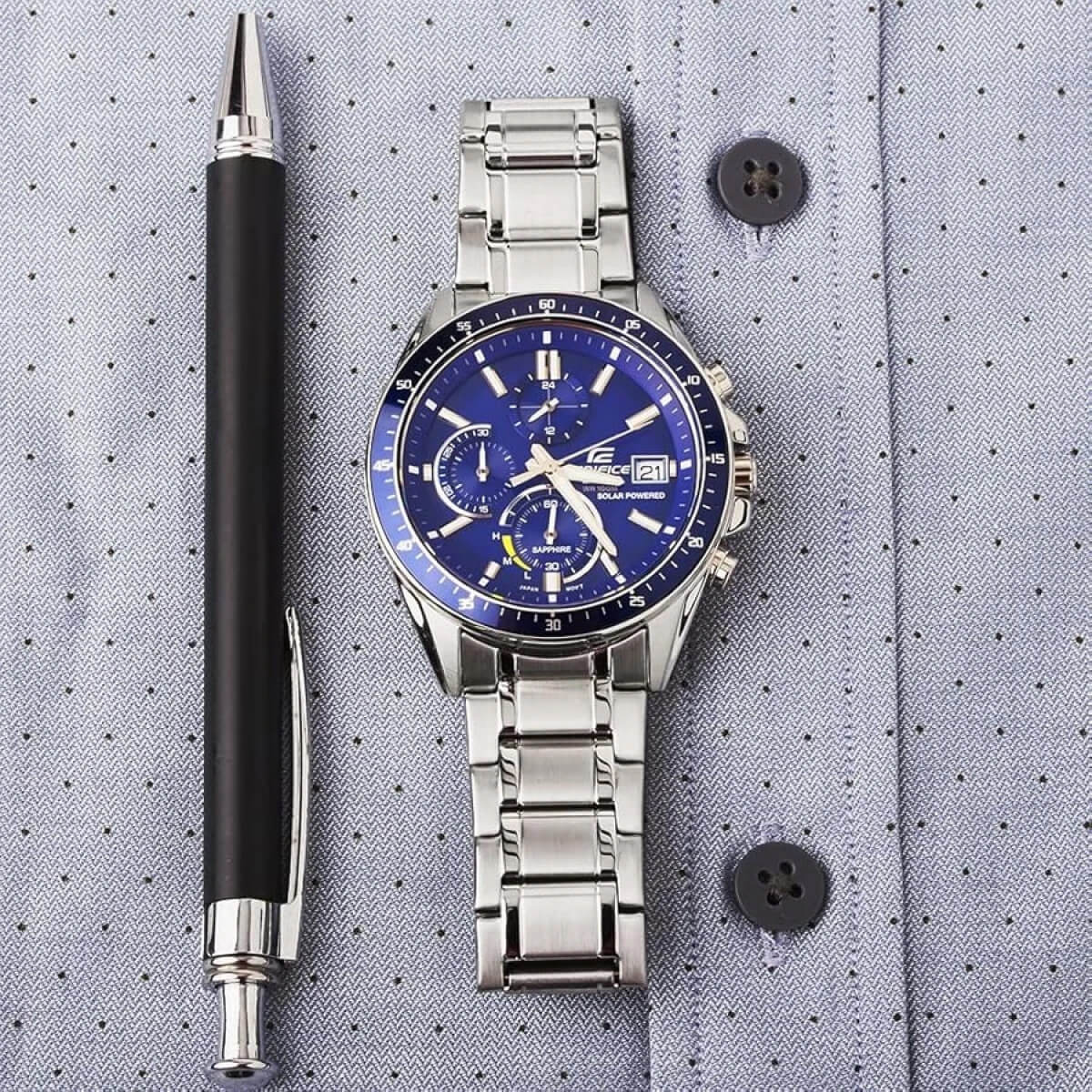 Мъжки часовник Casio Edifice Solar Sapphire EFS-S510D-2AVUEF
