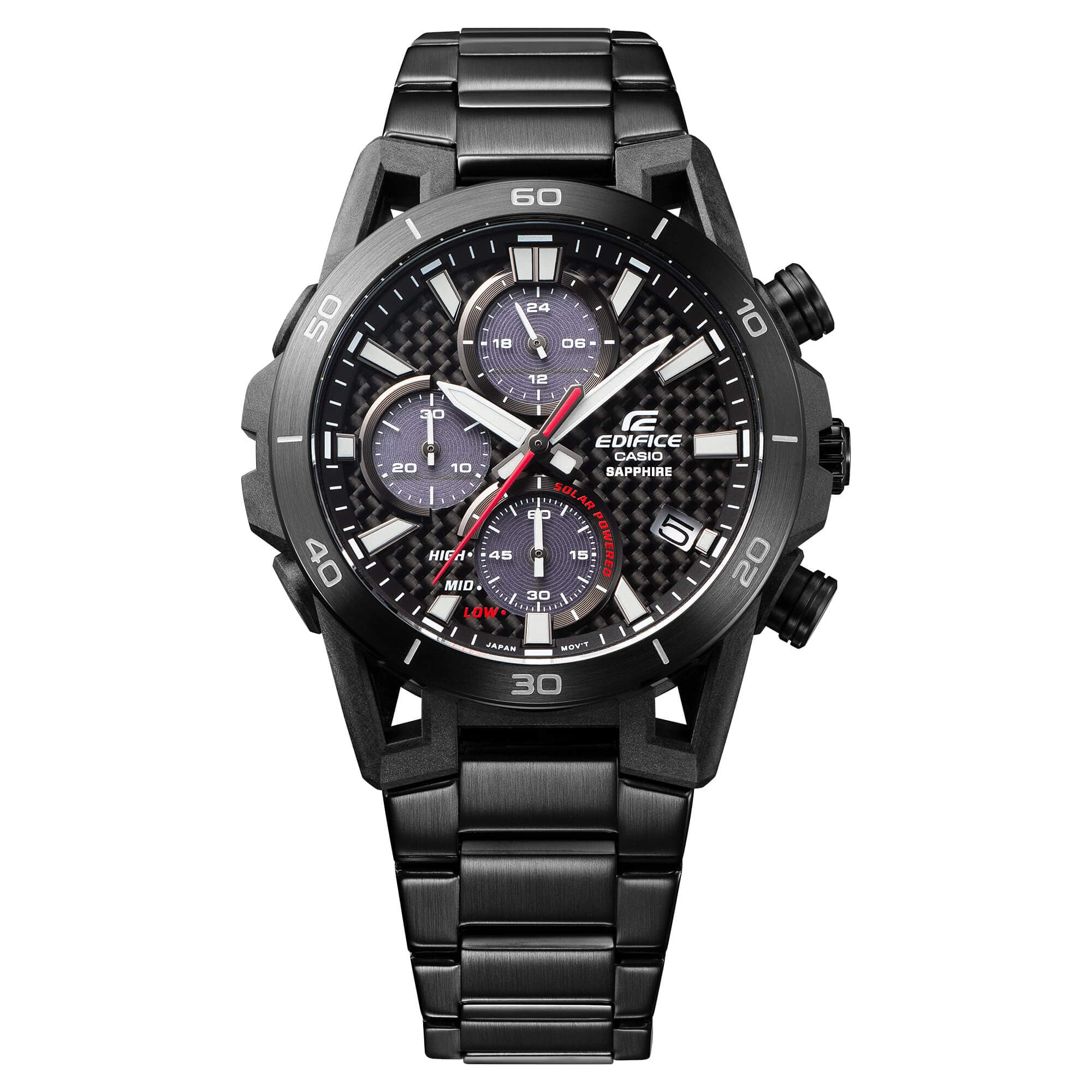 Мъжки часовник Casio Edifice Solar Sapphire Chronograph EFS-S640DC-1AVUEF