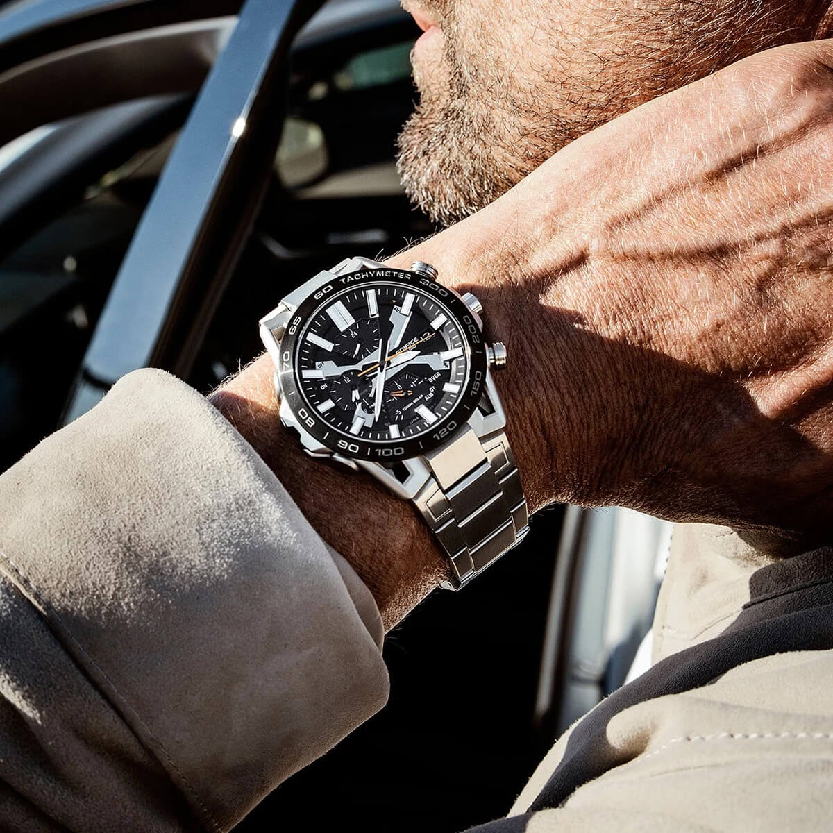 Мъжки часовник Casio Edifice Bluetooth Solar Chronograph Limited EQB-2000DB-1AER