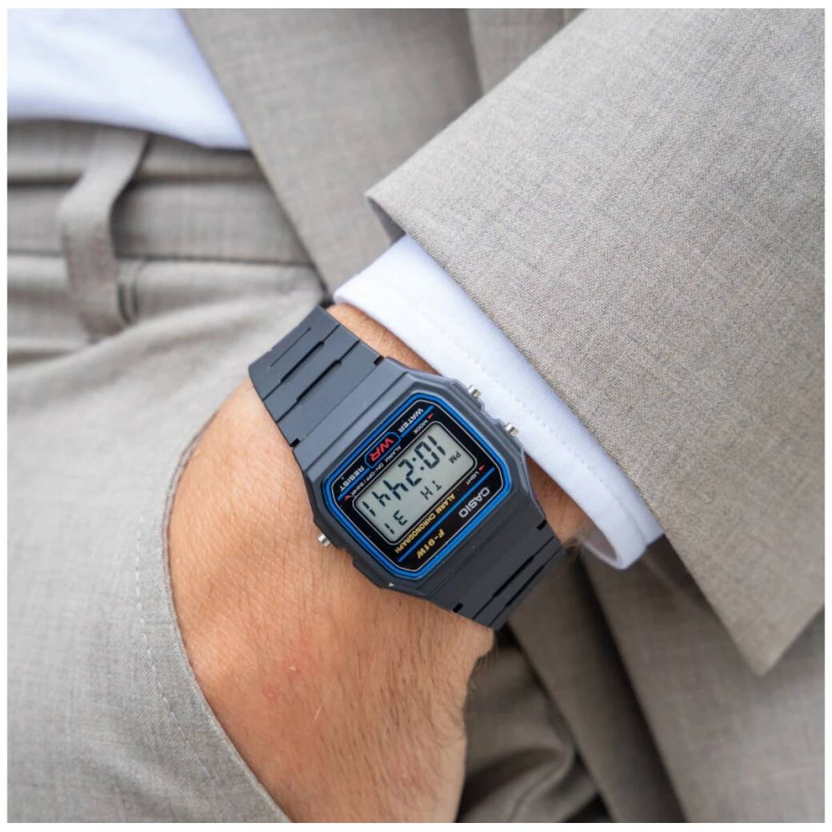 Часовник Casio F-91W-1YEG