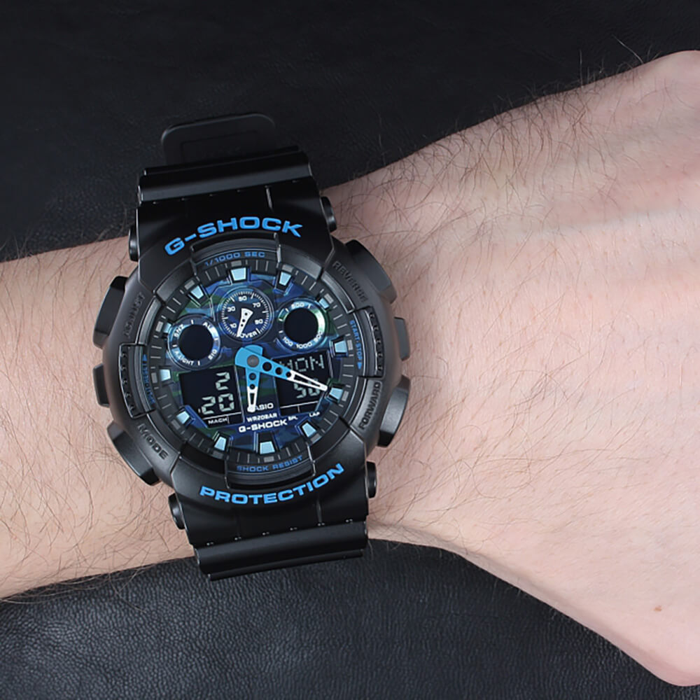 Мъжки часовник Casio G-Shock Camouflage GA-100CB-1AER