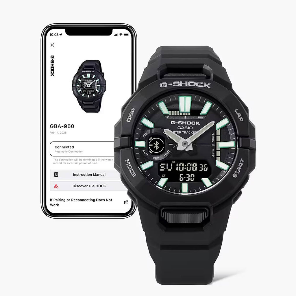 Мъжки часовник Casio G-Shock Bluetooth Step Tracker GBA-950-7AER