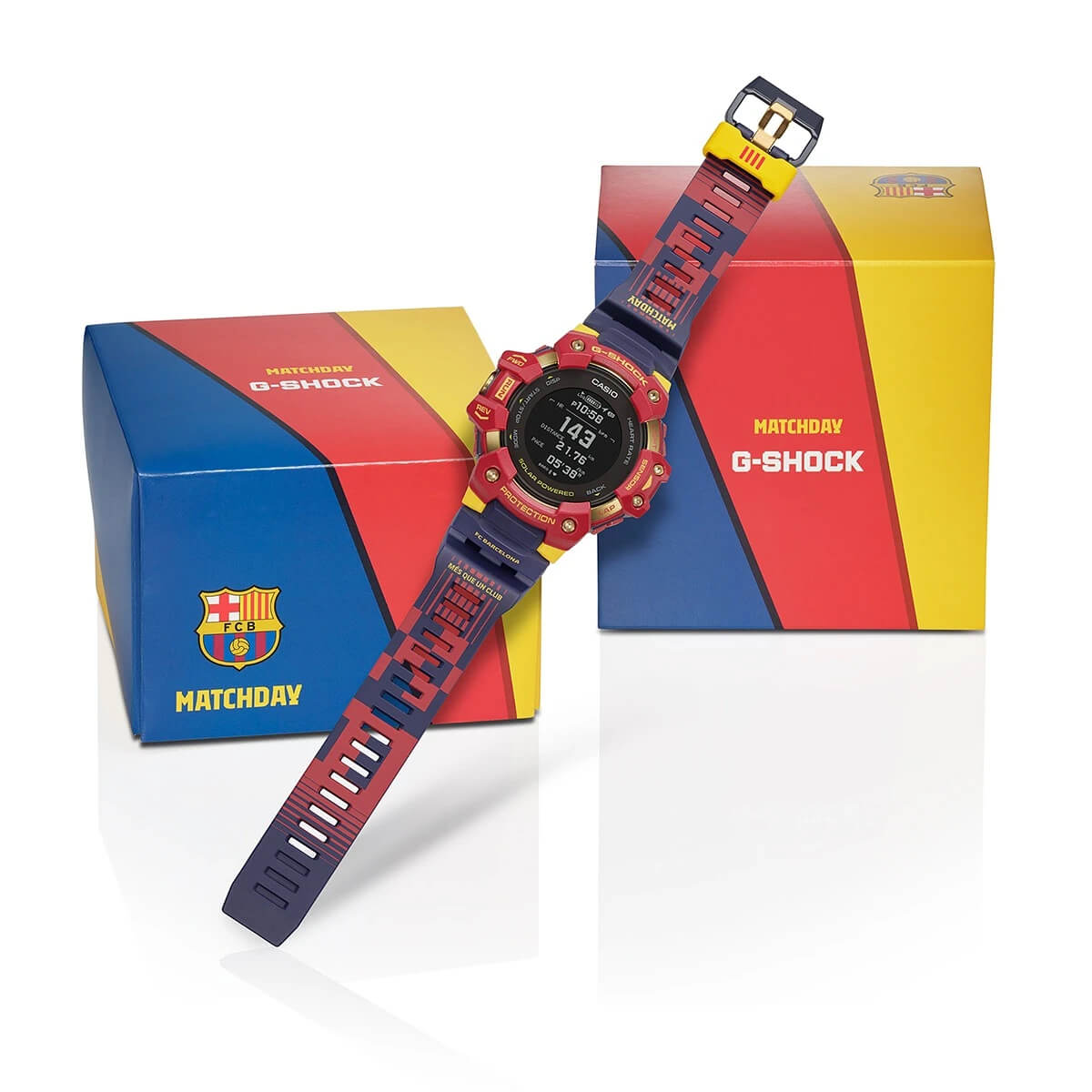 Мъжки часовник Casio G-shock FC Barcelona GBD-100BAR-4ER