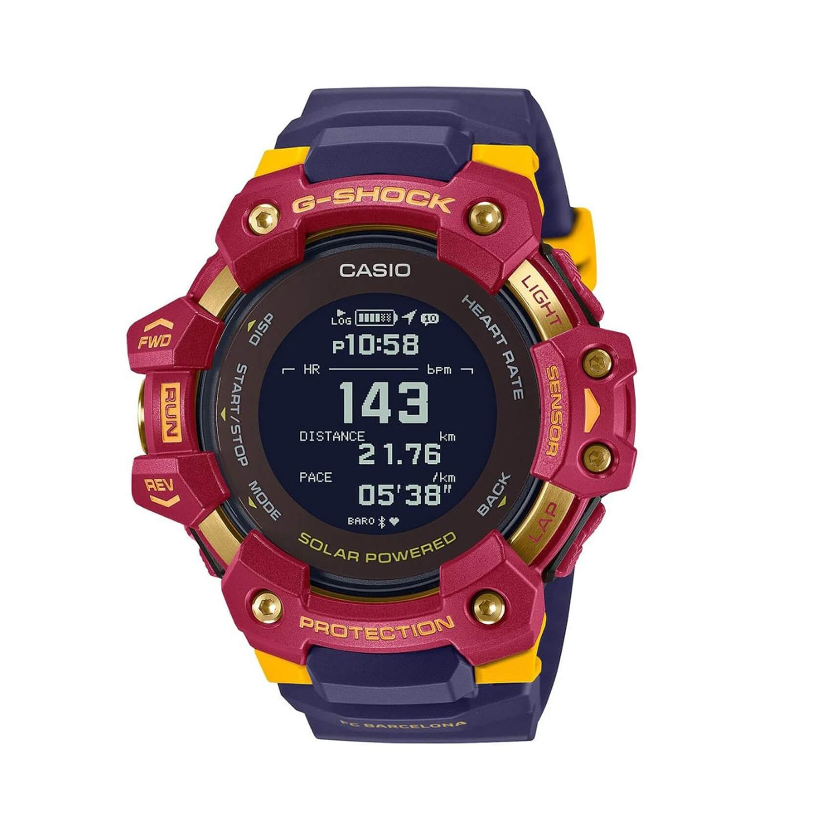 Мъжки часовник Casio G-SHOCK FC Barcelona Limited GBD-H1000BAR-4ER