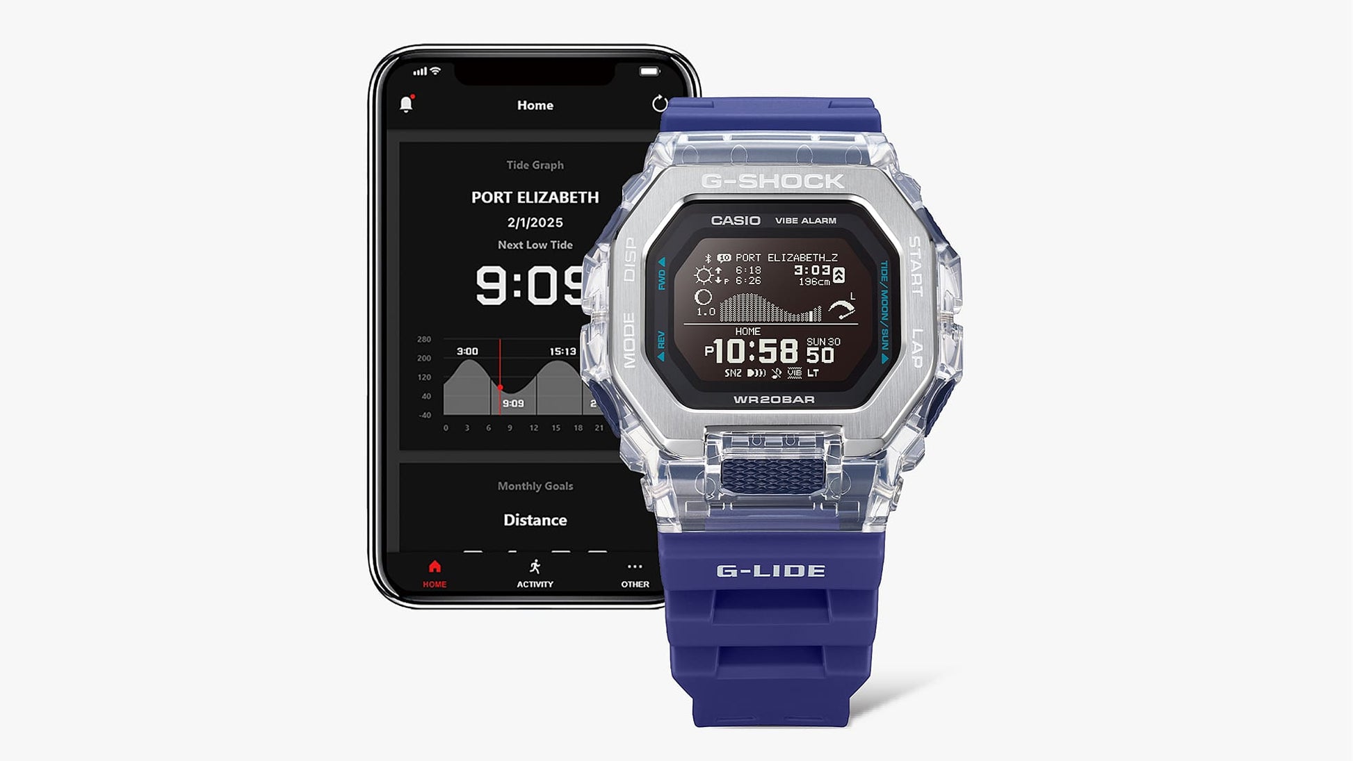 Мъжки часовник Casio G-Shock G-Lide GBX-100S-1ER