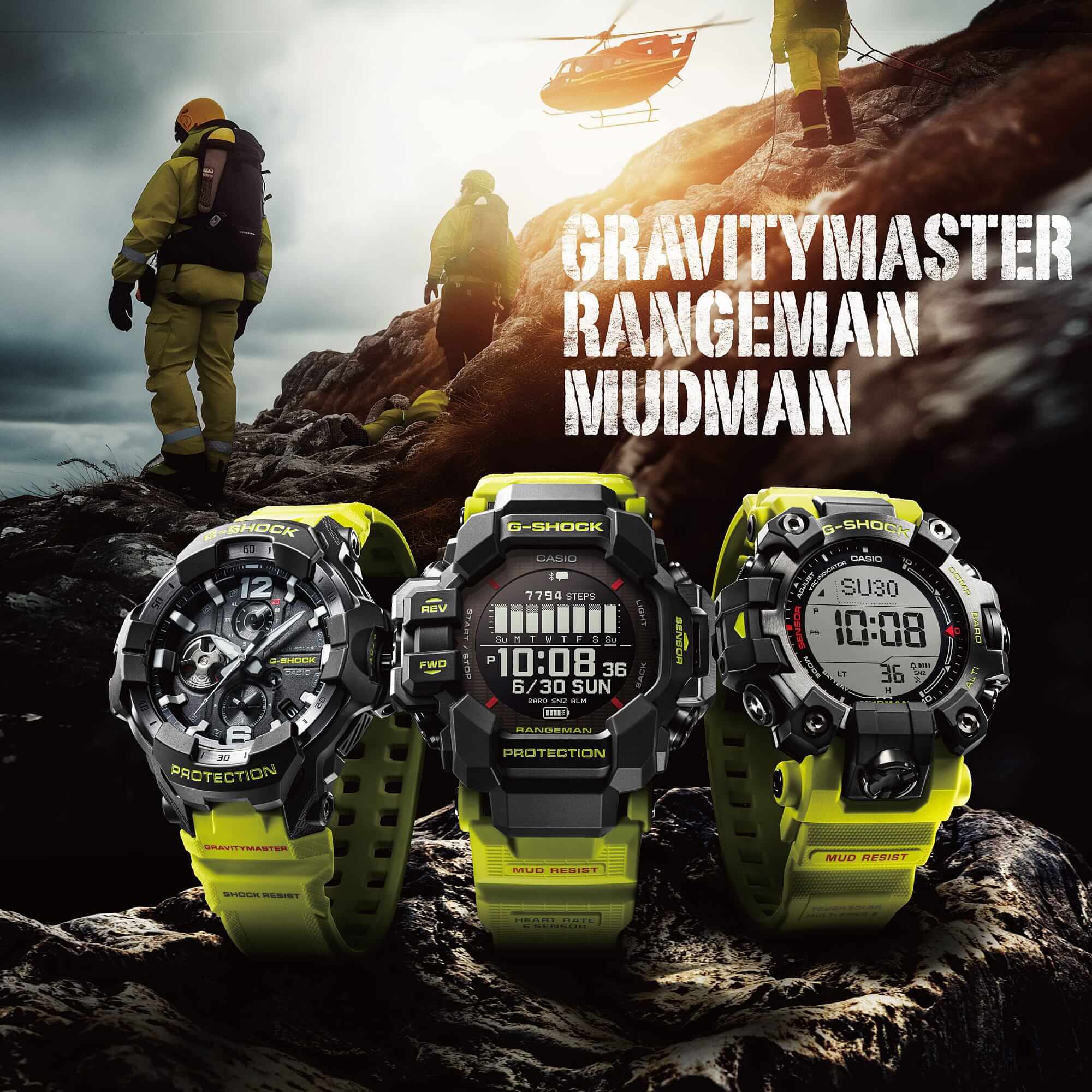 Мъжки часовник Casio G-SHOCK Mudman Limited GW-9500MRY-1A9ER