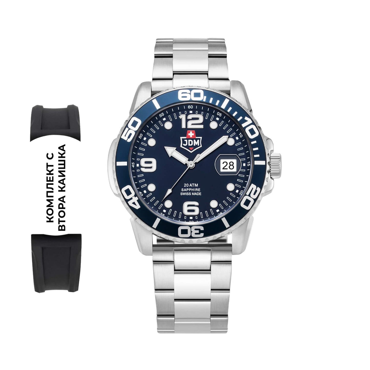 Мъжки часовник JDM Military Sapphire Mike JDM-WG020-03