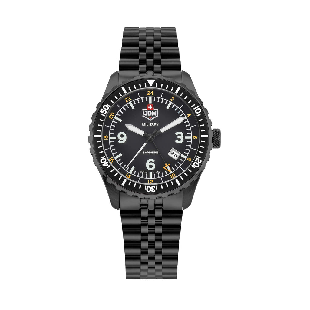 Мъжки часовник JDM Military Sapphire Wingman GMT JDM-WG028-01