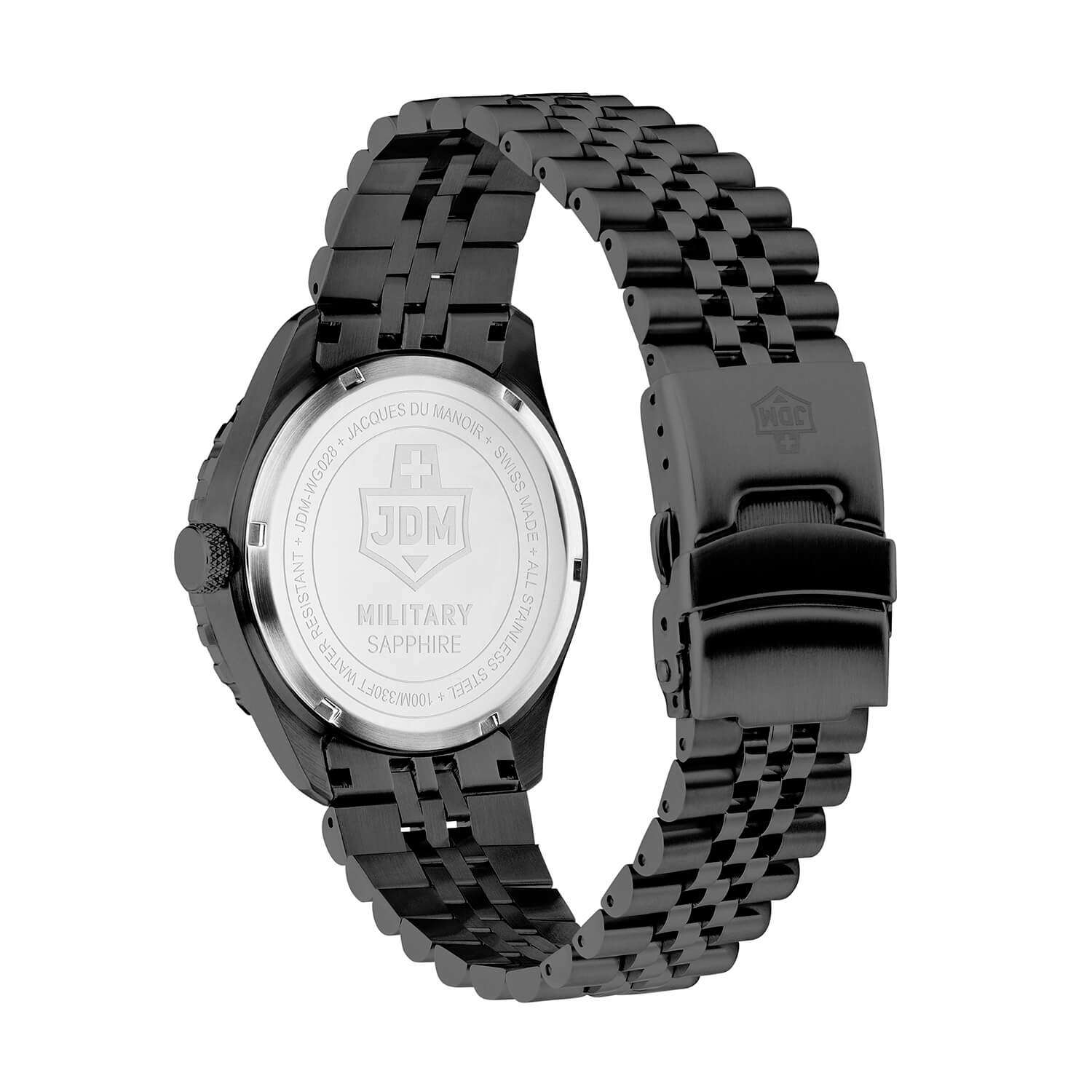 Мъжки часовник JDM Military Sapphire Wingman GMT JDM-WG028-01