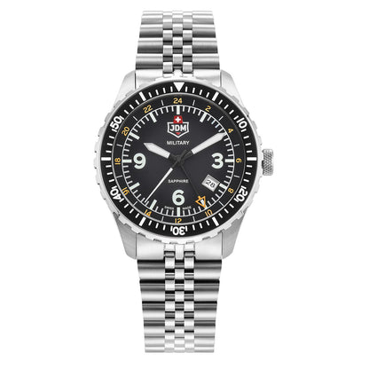 Мъжки часовник JDM Military Sapphire Wingman GMT JDM-WG028-03