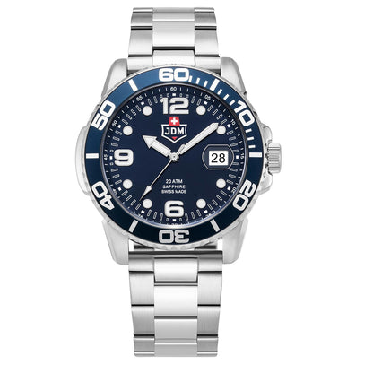 Мъжки часовник JDM Military Sapphire Mike Plus сет с каишки JDM-WG029-02