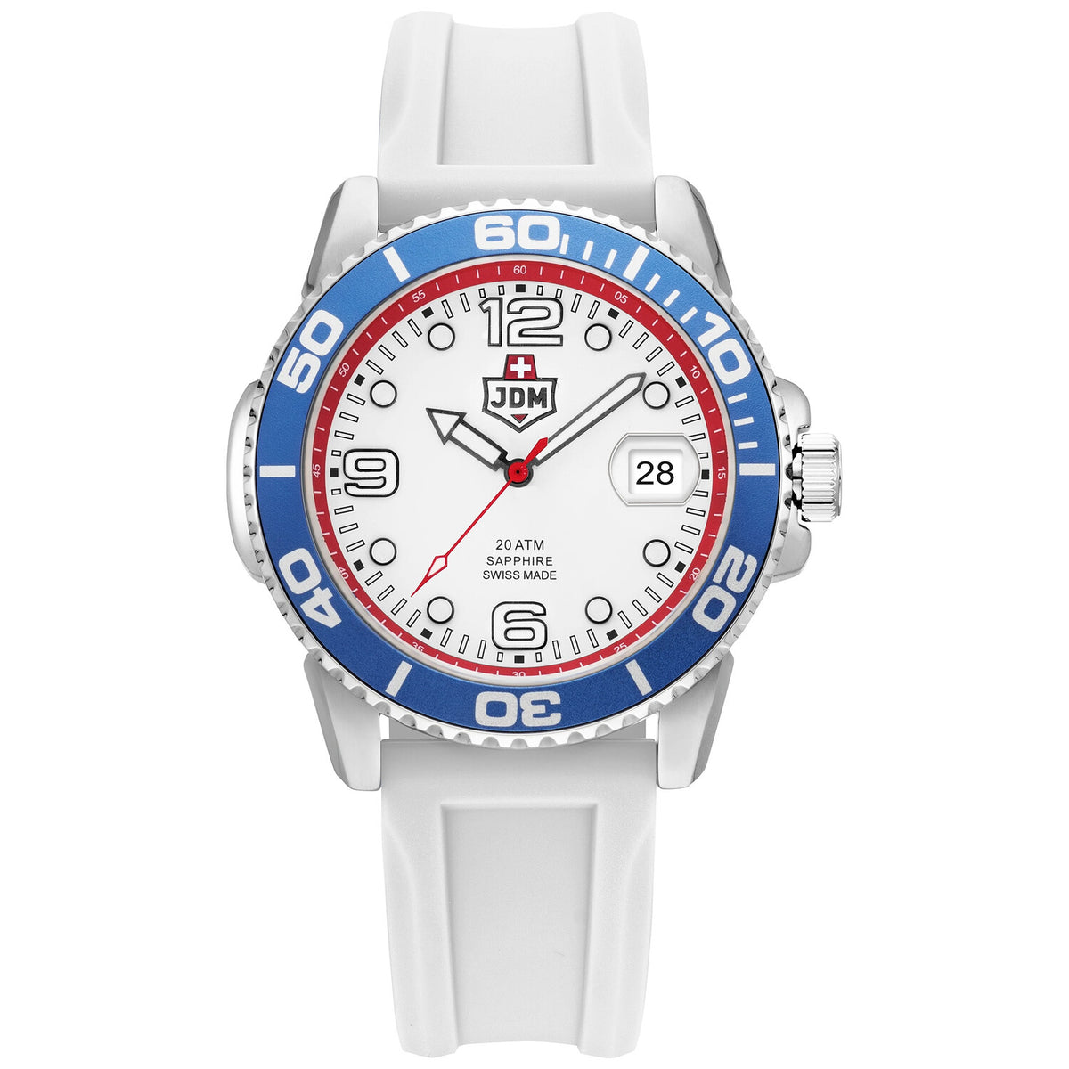 Мъжки часовник JDM Military Sapphire Mike Plus сет с каишки JDM-WG029-04 2
