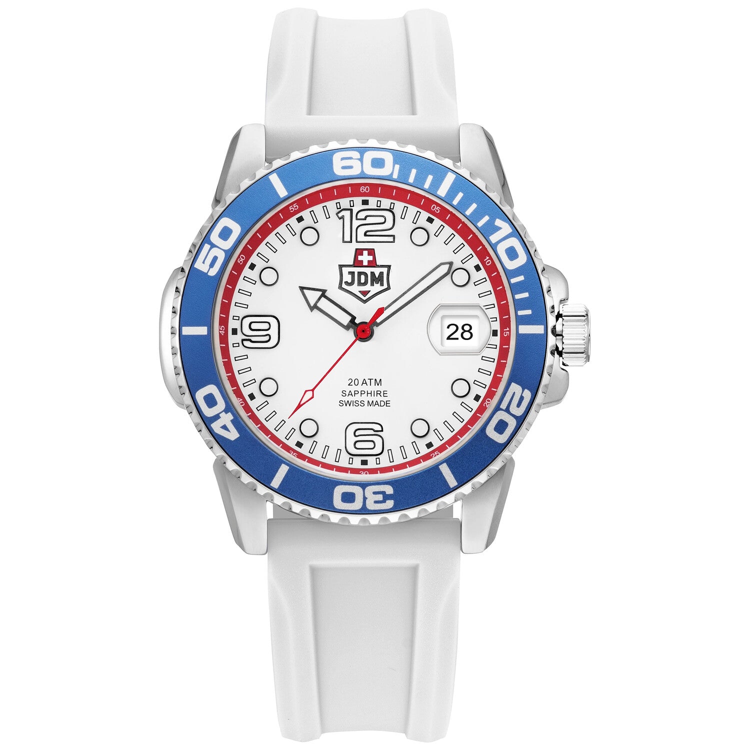 Мъжки часовник JDM Military Sapphire Mike Plus сет с каишки JDM-WG029-04 2