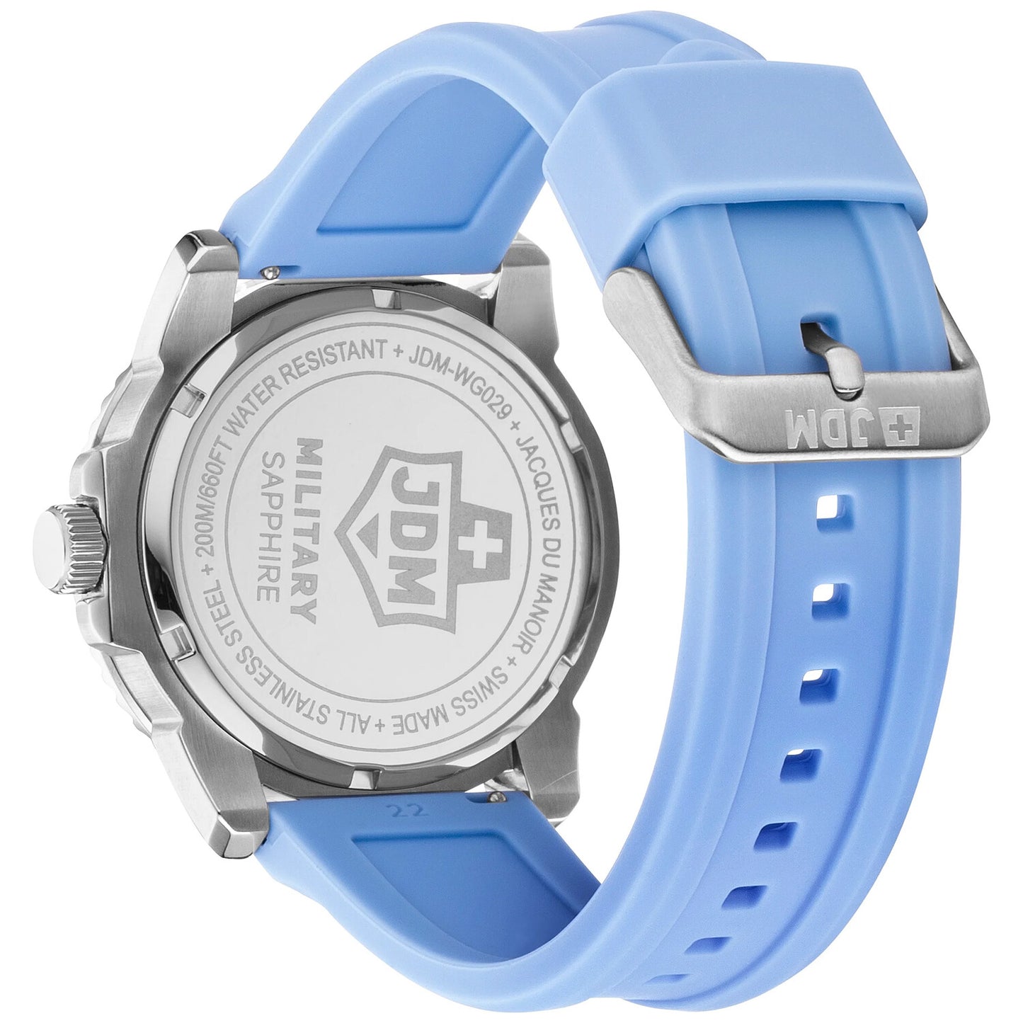 Мъжки часовник JDM Military Sapphire Mike Plus сет с каишки JDM-WG029-04 4