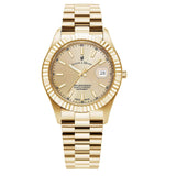 Дамски часовник Jacques Du Manoir Inspiration Business Date Gold Tone JWG03002