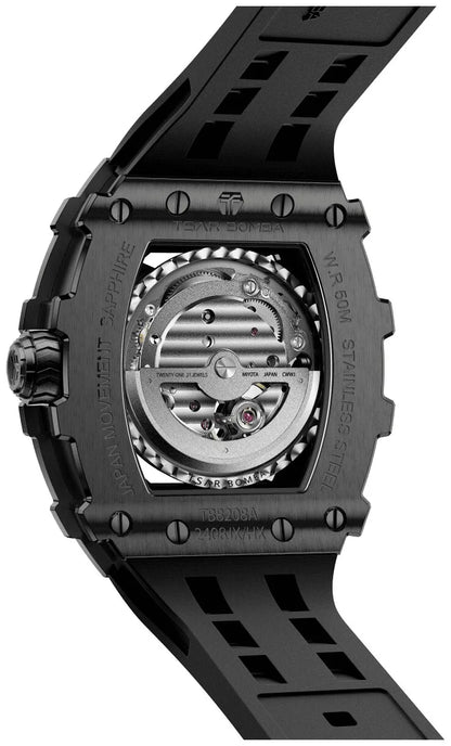 Мъжки часовник TSAR BOMBA Black Emperor Automatic JYTB8208ABB