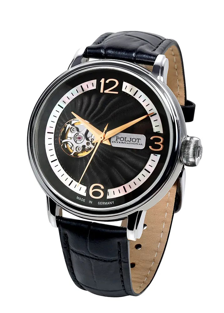 Часовник Poljot International Jaros Open Heart 42mm Limited Edition 38NH.4280813 - Лимитирана Серия 100 Броя