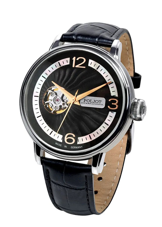Часовник Poljot International Jaros Open Heart 42mm Limited Edition 38NH.4280813 - Лимитирана Серия 100 Броя
