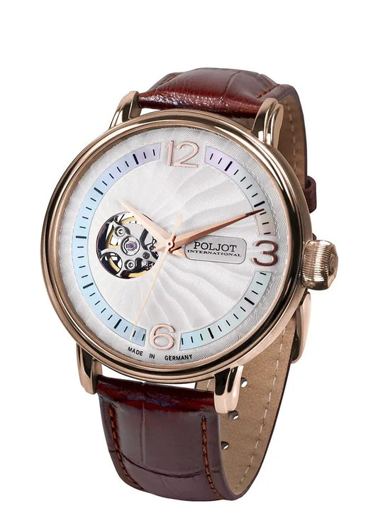 Часовник Poljot International Jaros Open Heart 42mm Limited Edition 38NH.4286811 - Лимитирана Серия 100 Броя