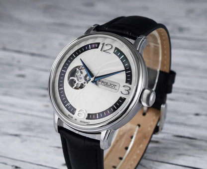 Часовник Poljot International Jaros Open Heart 42mm Limited Edition 38NH.4280812 - Лимитирана Серия 100 Броя