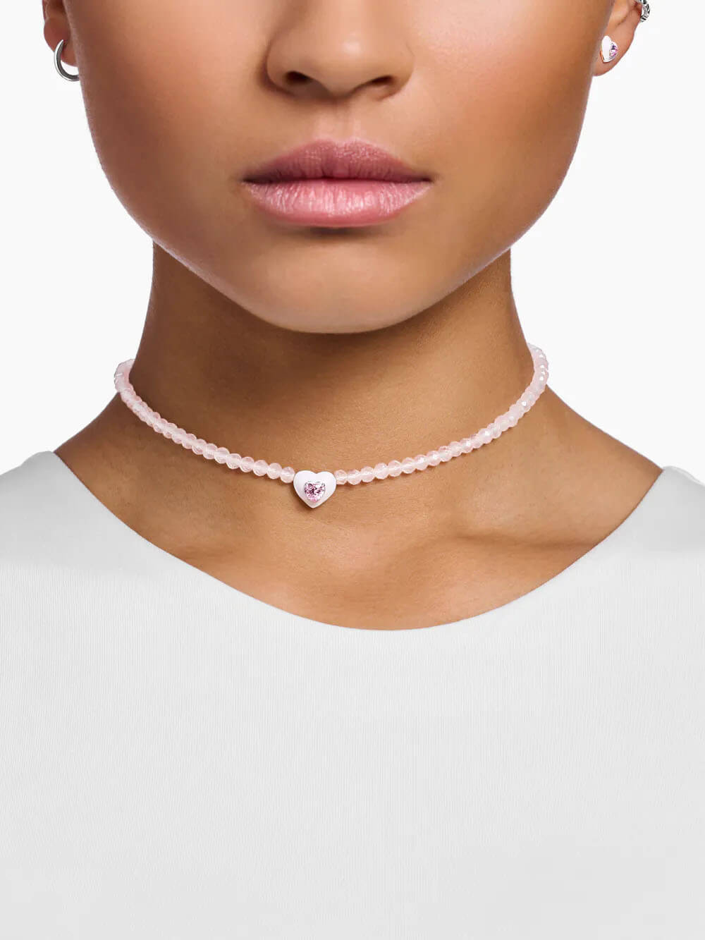 Чоукър Thomas Sabo Rose Heart KE2181-035-9