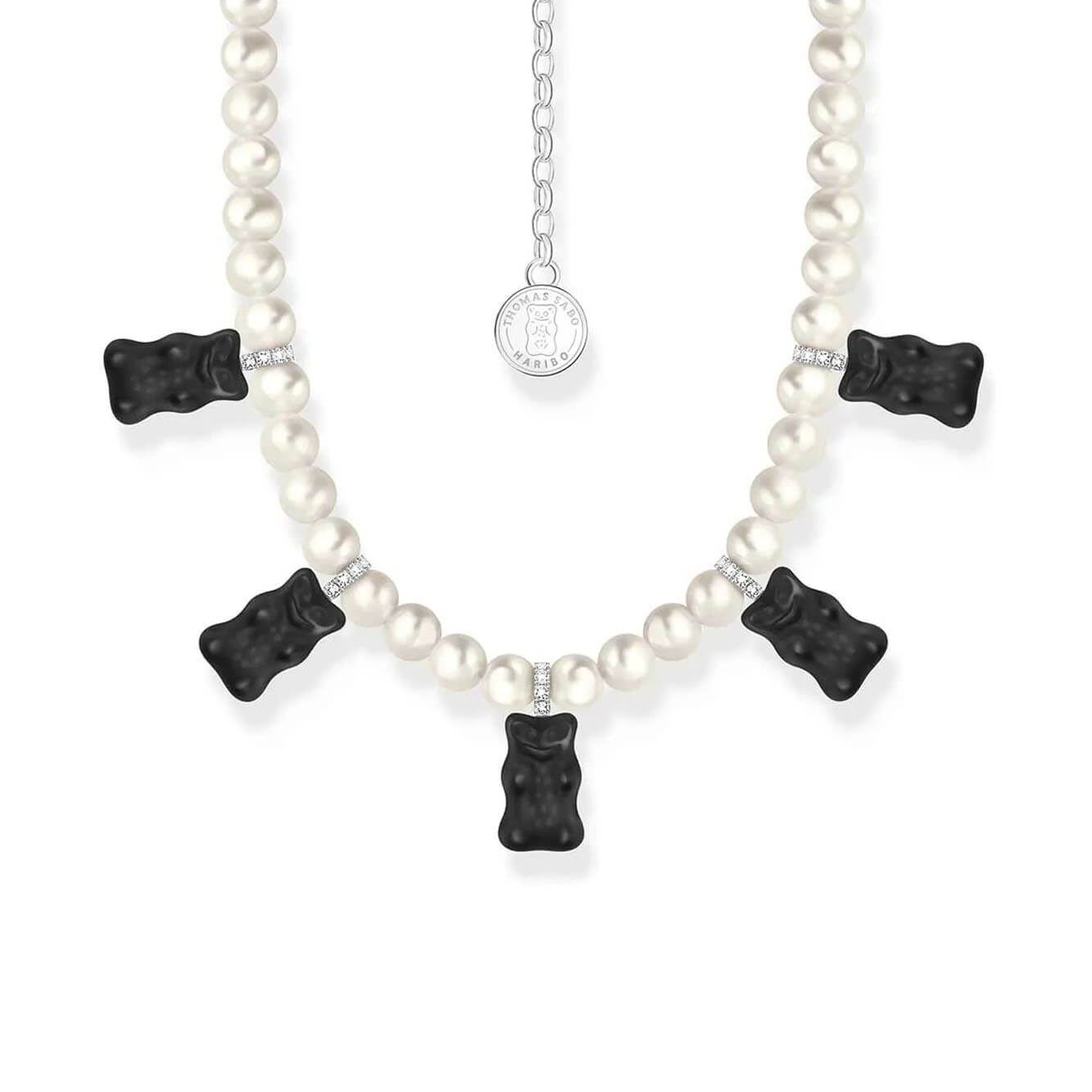 Колие Thomas Sabo Haribo Perals 5 Black Gold Bears KE2208-052-11-L50V