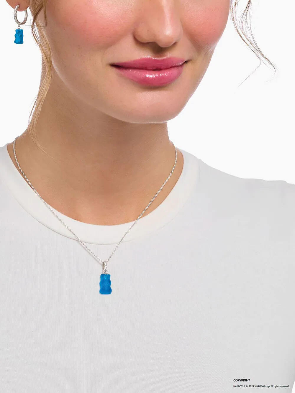 Колие Thomas Sabo Haribo Blue Gold Bear KE2209-052-1-L45V