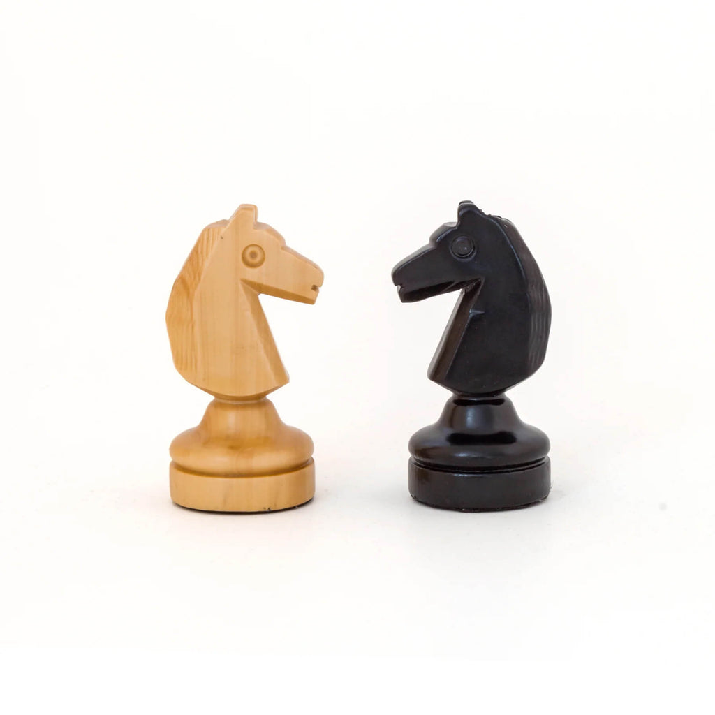 Олимпийски дървени фигури за шах от масивно дърво ръчна изработка