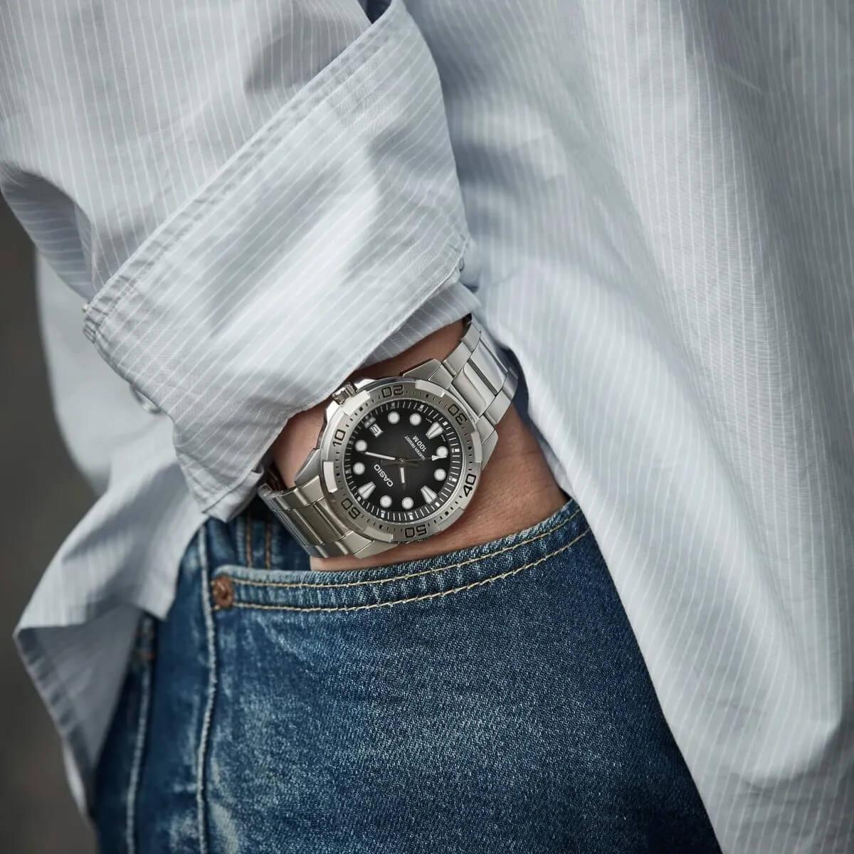 Мъжки часовник Casio MTD-140D-1AVDF