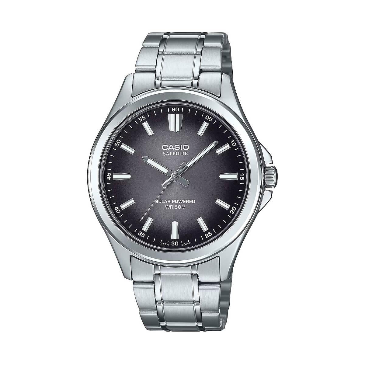 Мъжки часовник Casio Solar Sapphire MTS-RS100D-1AVDF
