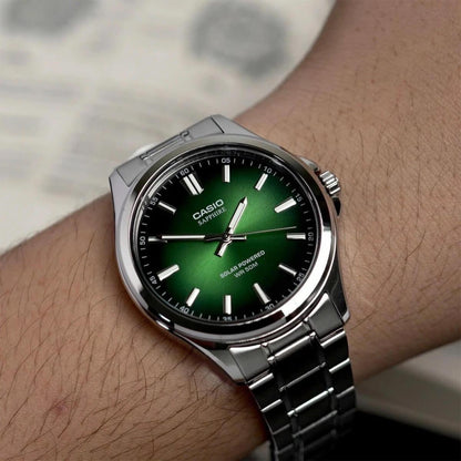 Мъжки часовник Casio Solar Sapphire MTS-RS100D-3AVDF
