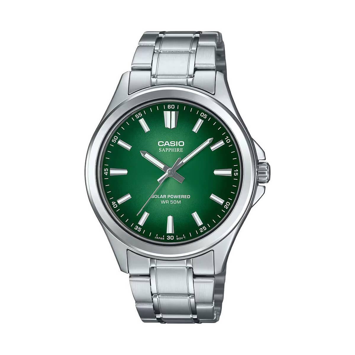 Мъжки часовник Casio Solar Sapphire MTS-RS100D-3AVDF