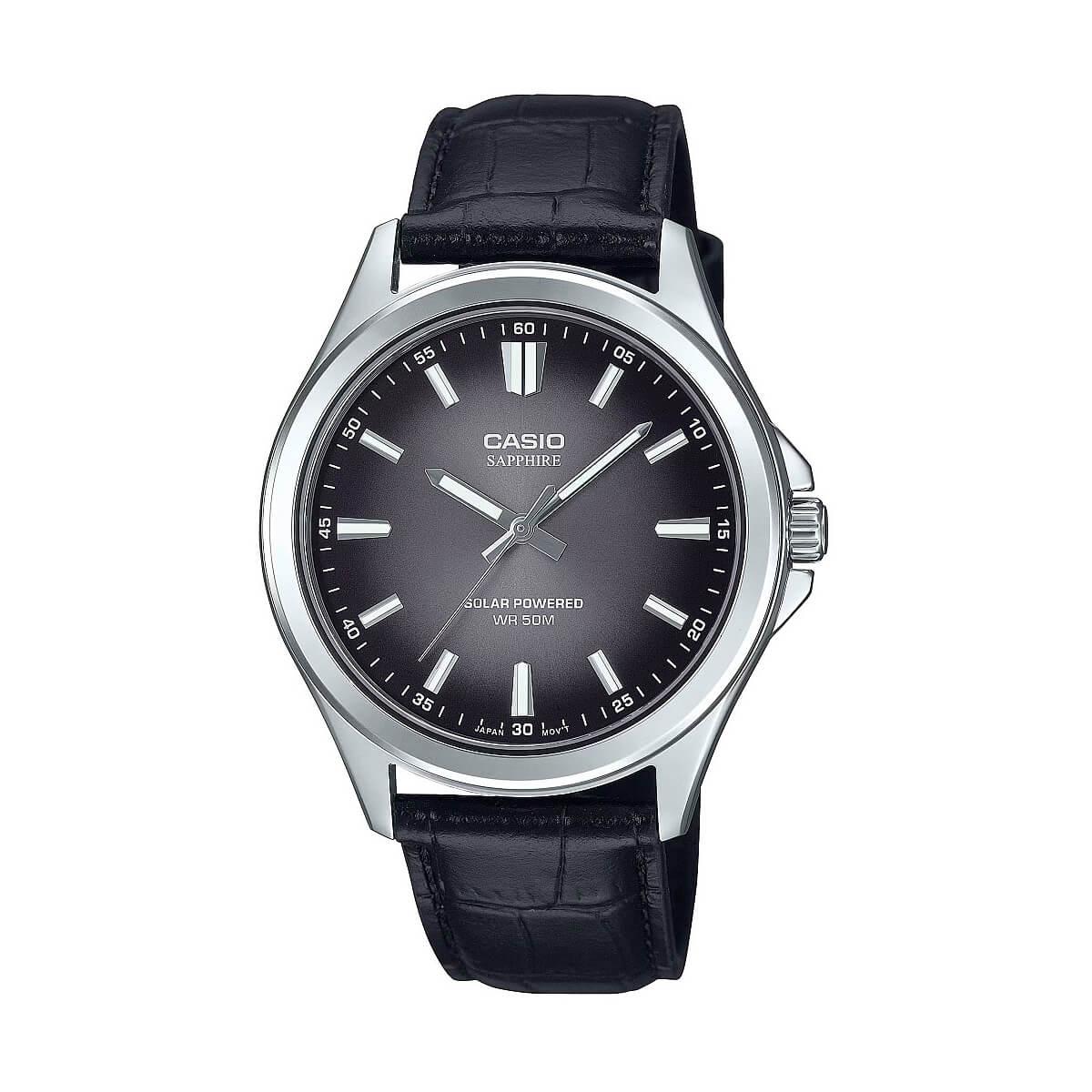 Мъжки часовник Casio Solar Sapphire MTS-RS100L-1AVDF