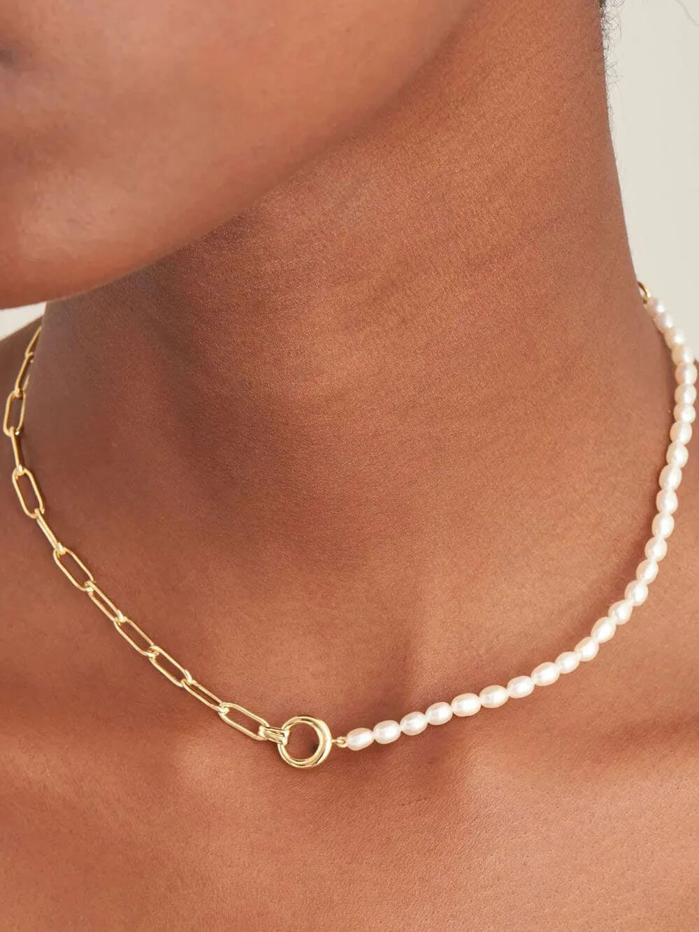 Колие Ania Haie Pearl Power N043-01G