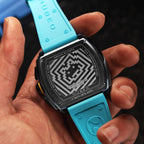 Мъжки часовник Nubeo Magellan Chronograph Space Invaders – Cosmic Cobalt Limited