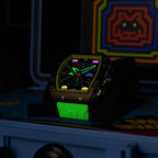 Мъжки часовник Nubeo Magellan Chronograph Space Invaders – Galactic Green Limited